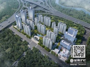 合肥珺和府小區(qū)項(xiàng)目定制鋅鋼欄桿百葉